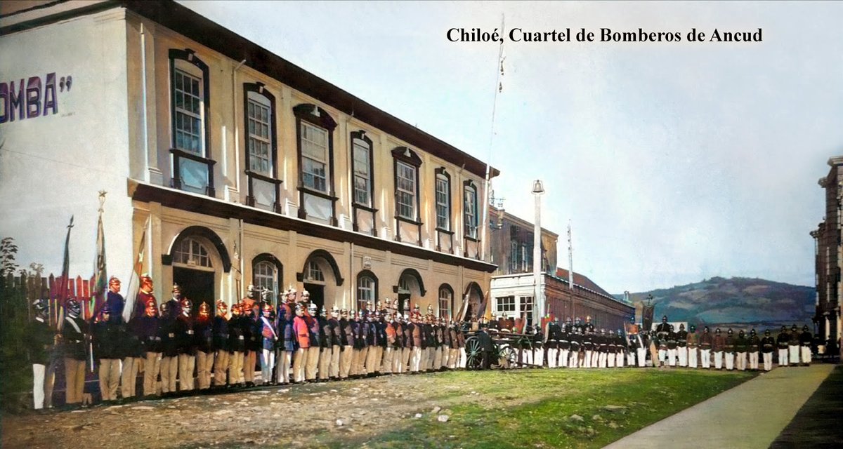 El 12 de febrero de 1856 de funda el Cuerpo de Bomberos de Ancud,el segundo más antiguo de Chile,un gran saludo en estos 170 años de historia a todos los que componen esta gran institución.
<a href="/BomberosdeChile/">Bomberos de Chile</a> <a href="/patrimoniobomb/">Patrimonio Bomberos</a> #Chiloé