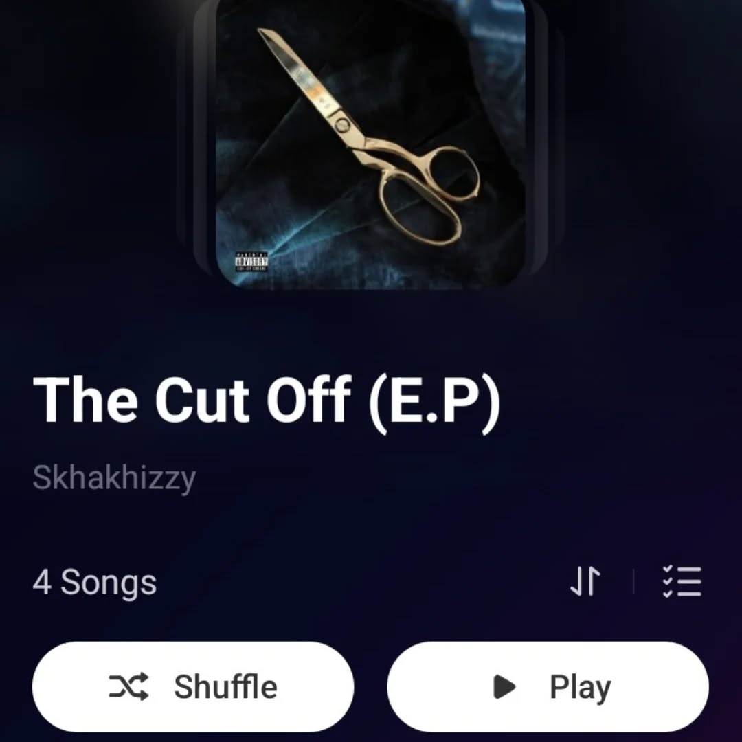 skhakhizzy's tweet photo. The Cut Off (EP) - Out Now.💽

Artist : @Skhakhizzy 

Recorded : Artisticintelligence movement studios 

Produced By : geeniusgee and Fando

Mixed And Mastered By : Sagii.sin 

#NewMusic2026 https://t.co/YtuD9us0gM