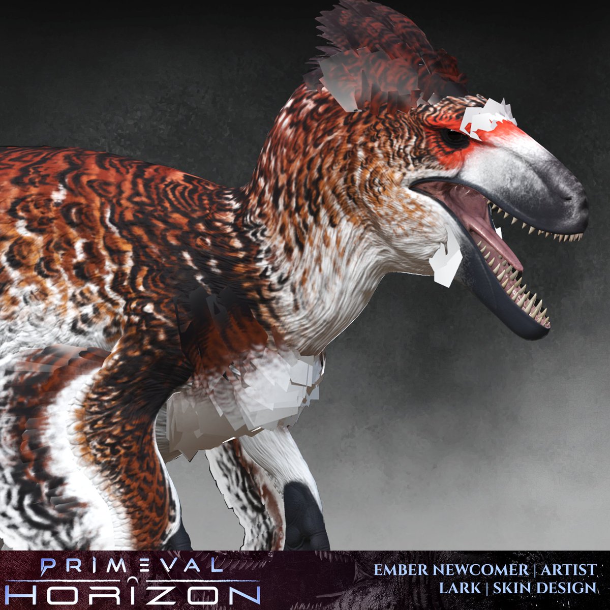 PrimevalHorizon's tweet photo. Our last donor skin for January was the Rock Ptarmigan skin, courtesy of Lark!

Earthy with a fiery flare, it's got just enough vibrance to captivate while maintaining its stealth. See it in action in the last image! https://t.co/CWwSR76Cn7