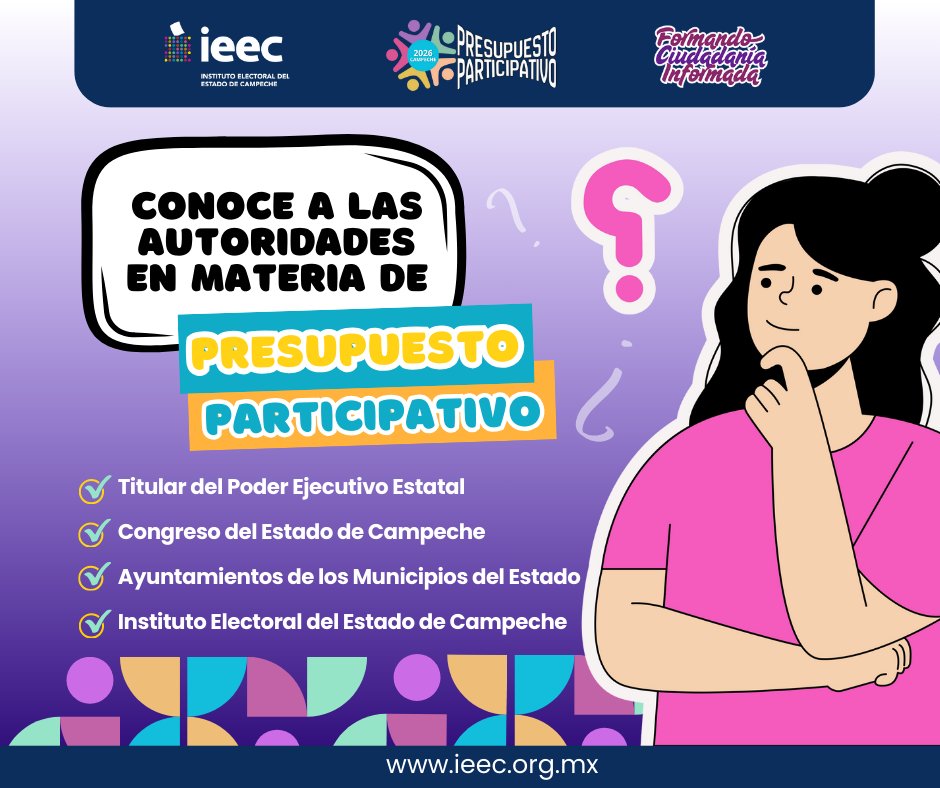 El presupuesto participativo es un mecanismo ciudadano que permite a la población involucrarse directamente en la identificación, priorización y decisión sobre obras y proyectos de interés público en sus municipios.
#PresupuestoParticipativo #vozquedecide #accionquetransforma