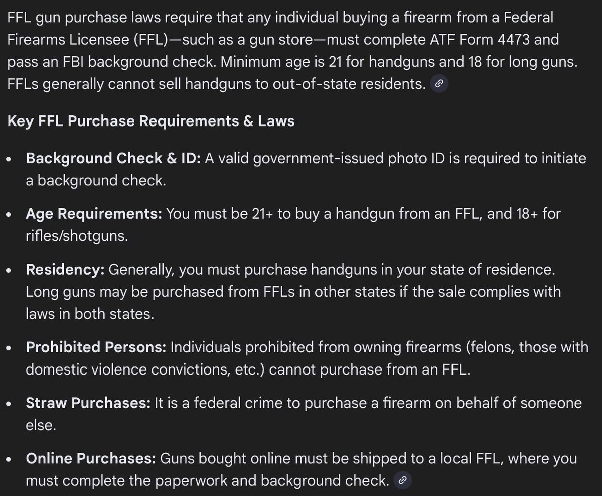 rreagan3's tweet photo. @GeoRebekah Hey, did you know that you actually need an ID to buy a gun in all 50 states, AND pass a background check through the FBI's NICS process: https://t.co/OH1mxxrjoi.

And the good news about the SAVE Act is anyone with a REAL ID Driver's License can vote!: https://t.co/ZtUiqo18W3 https://t.co/6L9ZGeDPnZ