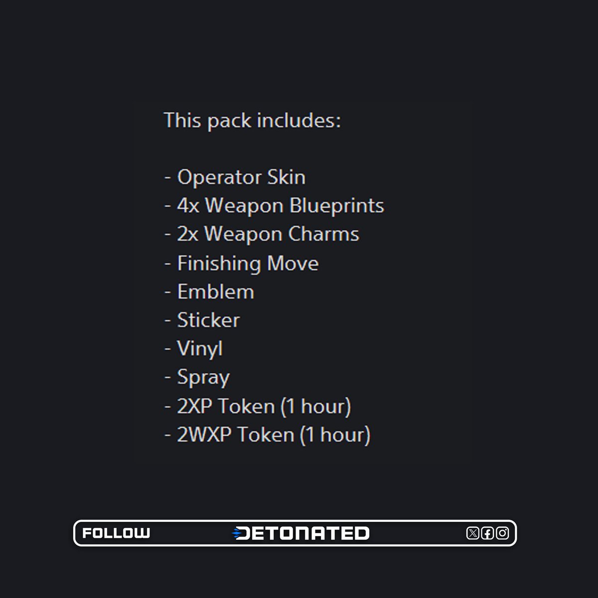 NEW #BlackOps7 Season 2 Combat Pack 5!

💥 PS Plus &amp; Ultimate/PC Game Pass Only; Claim FREE ‘Unbreakable Will’ &amp; ‘Digital Whizz’ Bundles — with all Items Included!