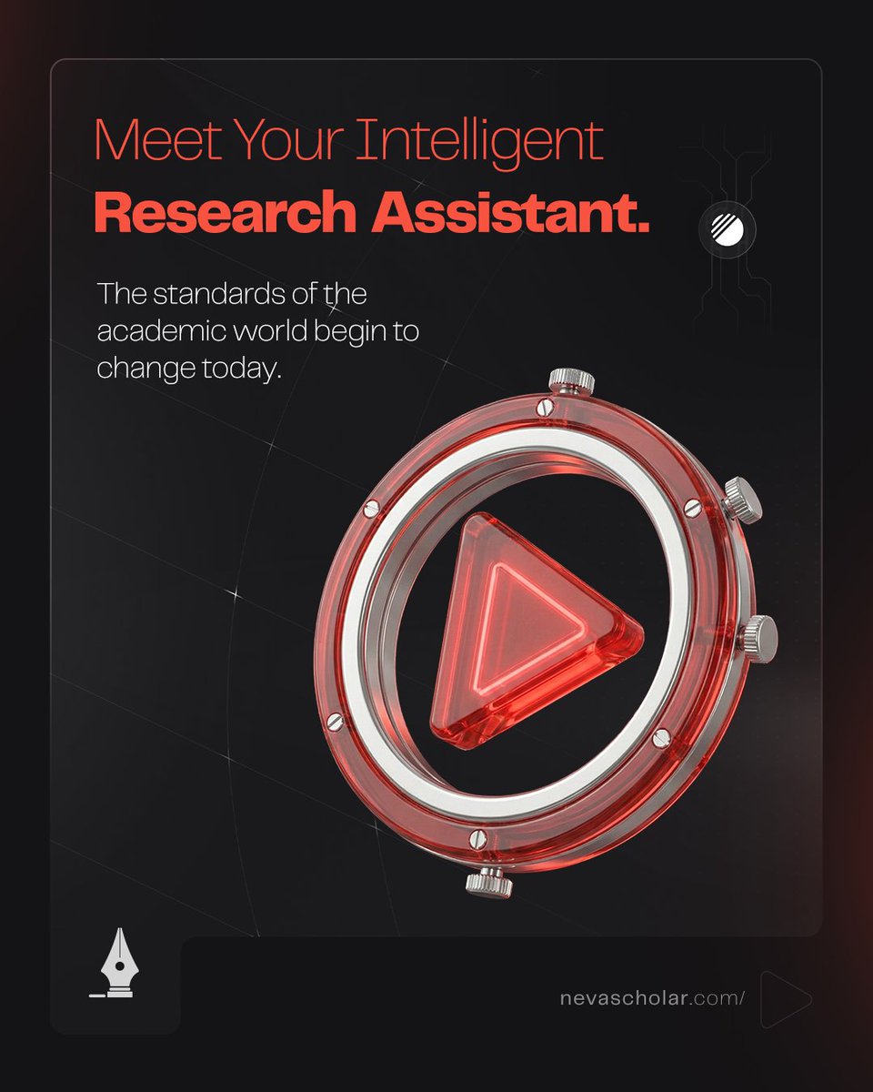 Neva_Scholar's tweet image. Academic standards are changing today. 🎓

Experience precision, depth, and intelligence with Neva Scholar. Almost here! 🚀

🔗 Join the Waitlist: nevascholar.com

#NevaScholar #AI #AcademicWriting #researchdiscovery
