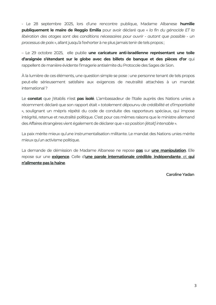 Caroline Yadan tweet media