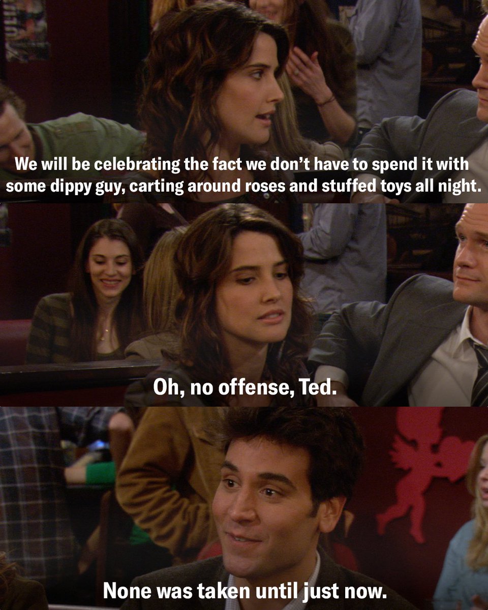 OfficialHIMYM's tweet photo. Some people want roses. Some people want peace. https://t.co/39miFwwgD3