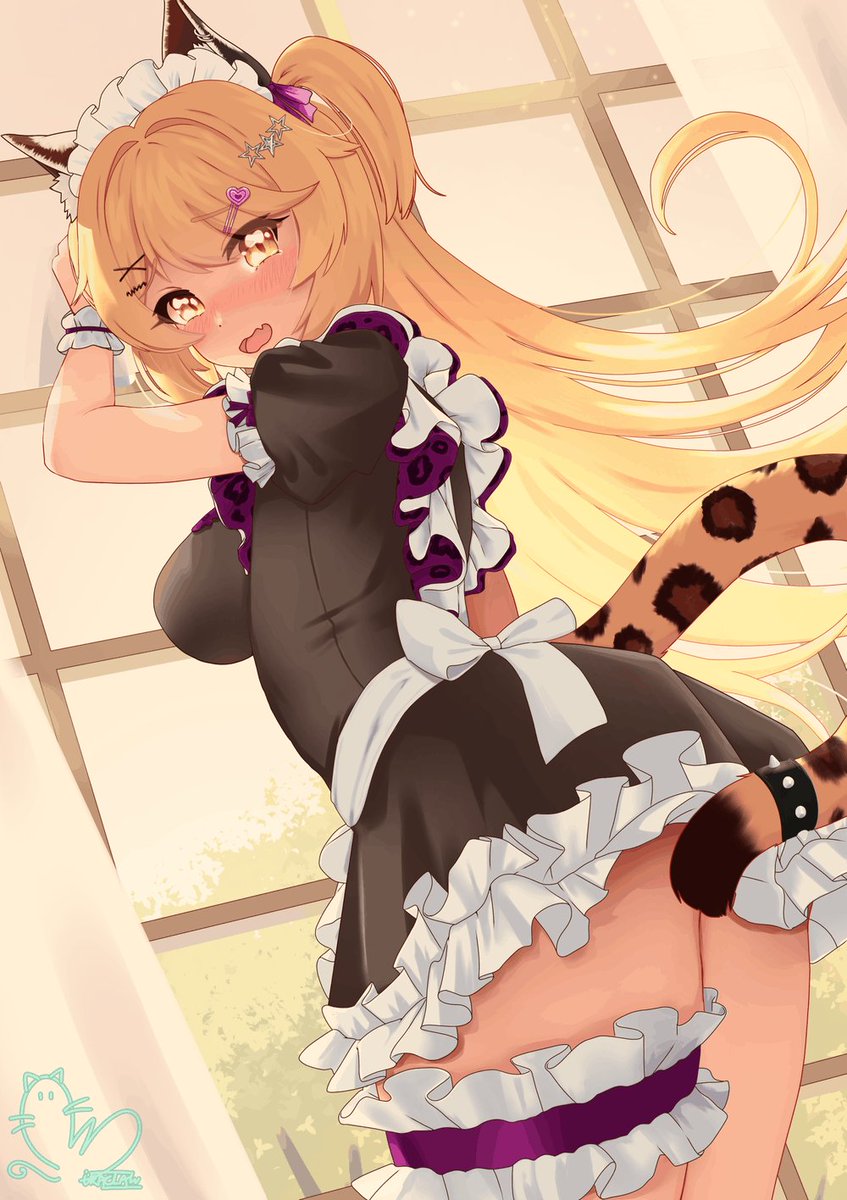 Just finished this piece and I’m genuinely so happy with how it turned out! I hope <a href="/KiranaYonome/">Kirana🥥💰</a> likes it too 🥹✨
 
Everything came together the way I pictured it and that feeling is just… chef’s kiss. Proud little snow leopard moment 🐾💖

#kiranart