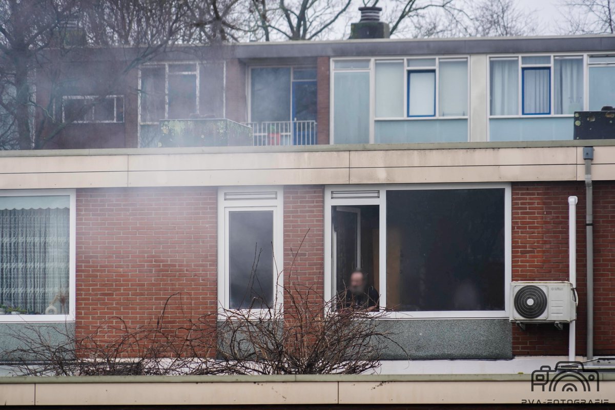 Verwarde man veroorzaakt brand in eigen woning