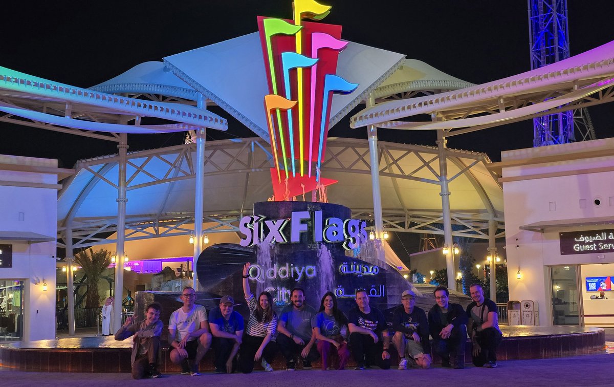 First group trip to <a href="/SixFlagsQC/">Six Flags Qiddiya City</a> complete! 2 days filled with so many re-rides at this world class park! 🇸🇦 🎢 🪶