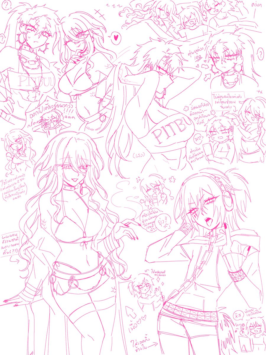 เขี่ยเล่นก่อนไปนอน สาวๆโกคุลัค+เฮดแคนน่อนนิดๆหน่อยๆค่ะ( ꈍ꒳ꈍ)
#パラライファンアート #獄Luck ♀️