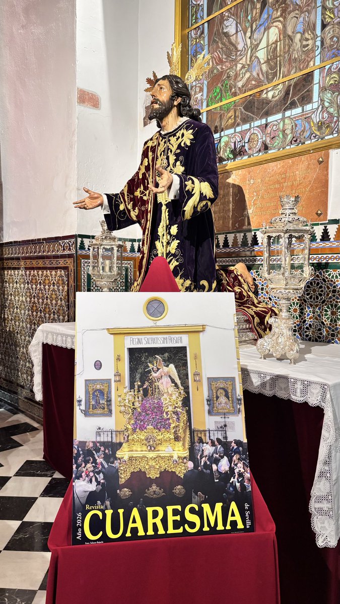 Ya está el cartel con la portada del Señor de la Oración en el Huerto en su casa. 

¡Comienza la cuaresma!