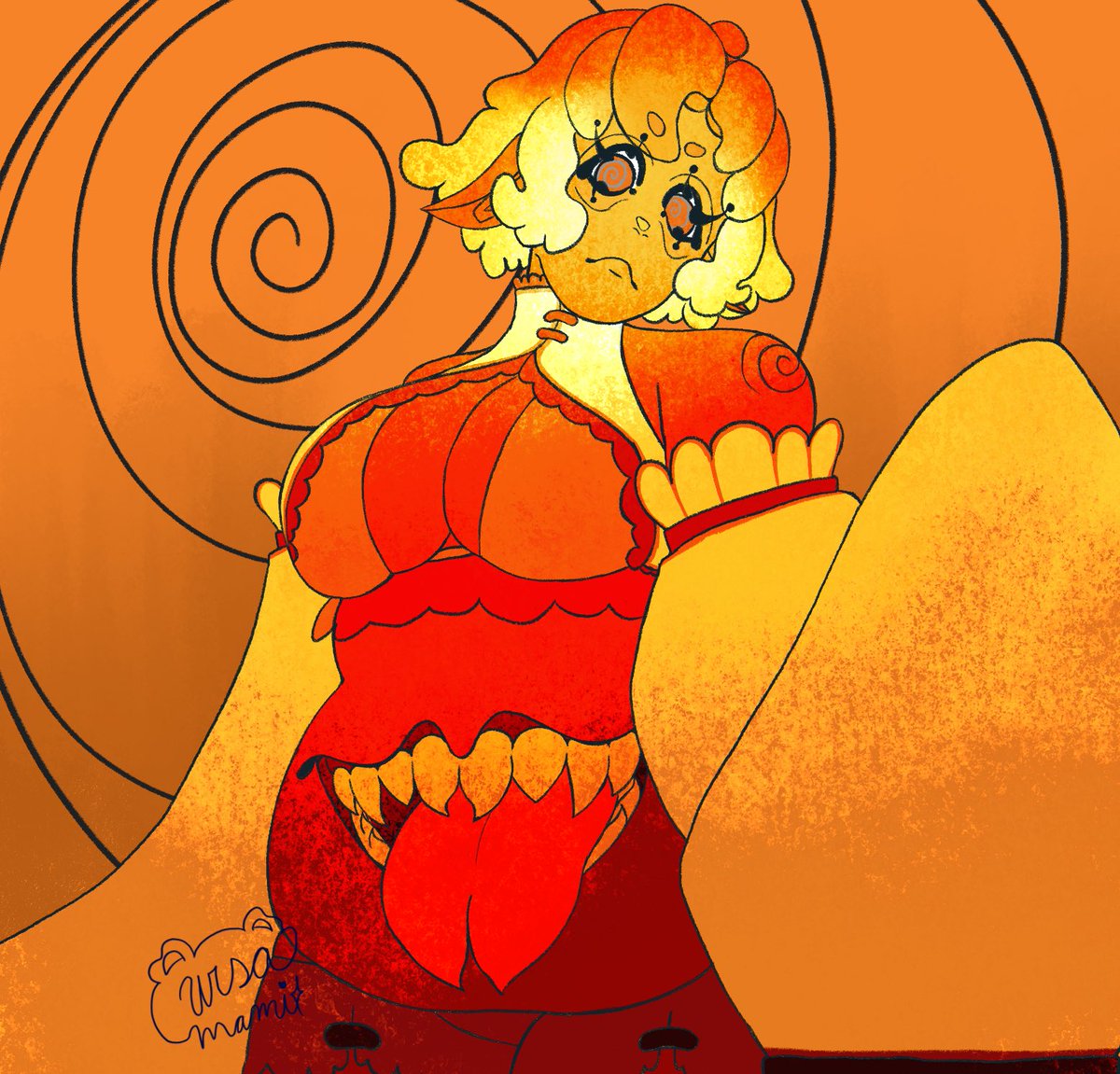 i made a color variation for when they use magic