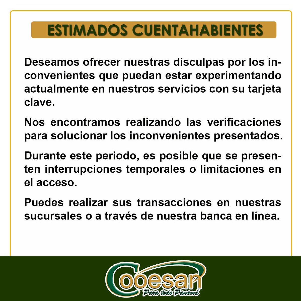 Cooesan's tweet photo. ATENCIÓN 🗣️ https://t.co/0gOypiYO1s