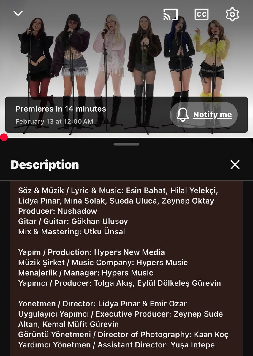 kızların yazıp bestelediği şarkı ve lidya'nın yönettiği müzik videosu GURURLANDIKK