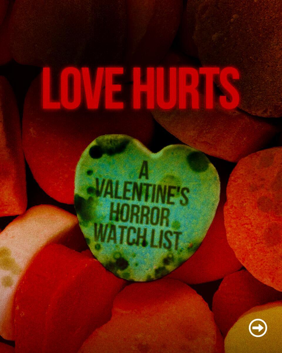 Shudder's tweet photo. Who said horror can’t be romantic?  Dive into our LOVE HURTS watchlist. 
Full list on our @Letterboxd: https://t.co/dXnocbecJa https://t.co/KJ7HF3K2ap