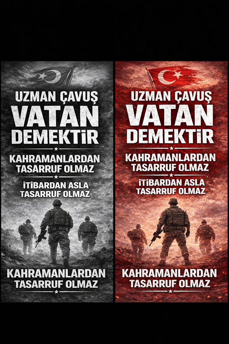 Türk Silahlı Kuvvetleri’nin en ağır yükünü taşıyan, en ön safta görev yapan Uzman Çavuşları unutmayın.
Bu camiayı sahipsiz, kimsesiz bırakmayın, şimdi vefa zamanı.
#UzmanÇavuş #UzmanÇavuşlarımız 
#TürkiyeEmekliUzmanErbaşlarDerneği
<a href="/TEMUD_2024/">Türkiye Emekli Uzman Erbaşlar Derneği (TEMUD)</a> <a href="/alitilkici38/">Ali Tilkici 🇹🇷</a>