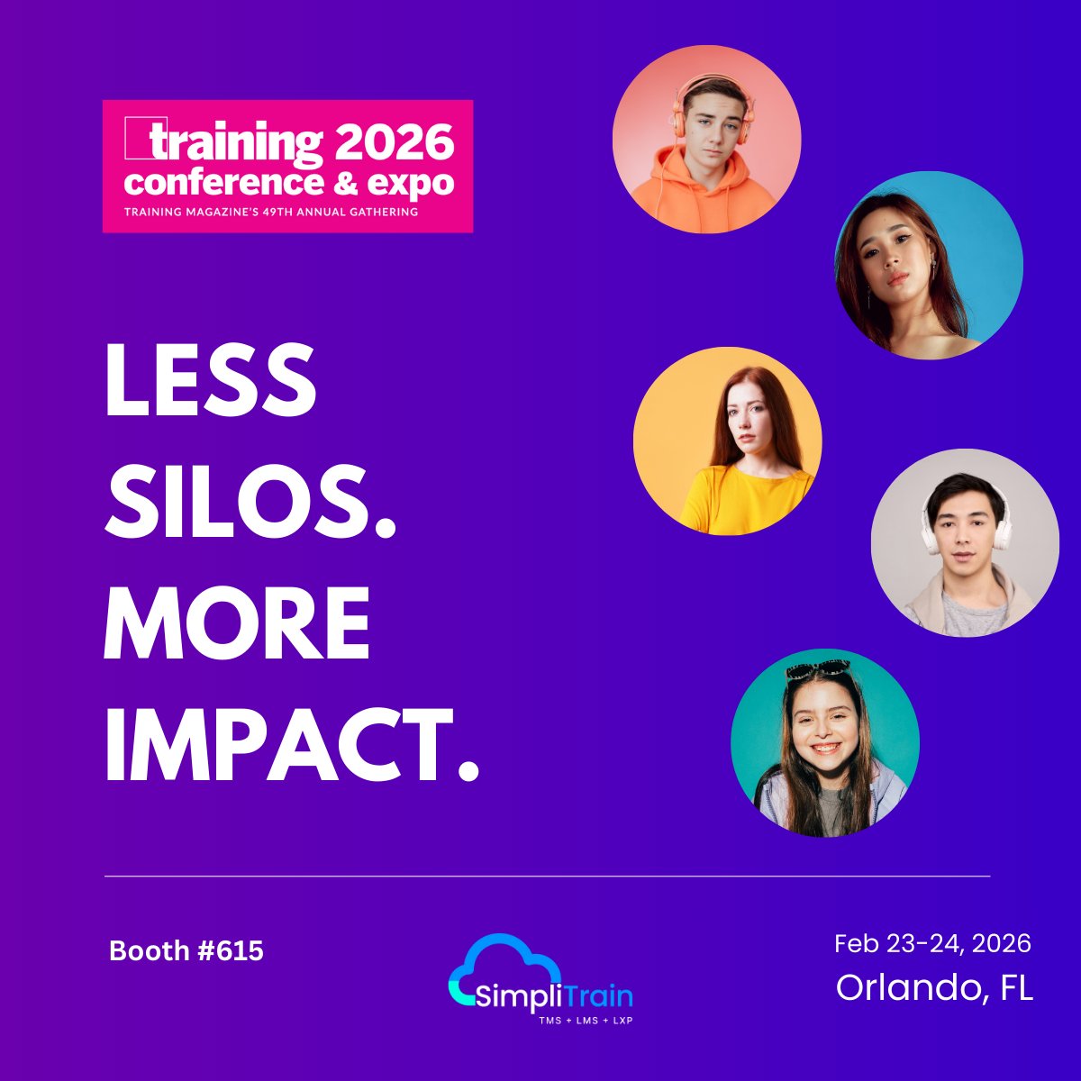 JayKinker's tweet photo. Biggest challenge growing your #Academy? 🤔

💻 Technology 
⚙️ Operations 
📊 Measuring impact

Let's swap notes. 
📍 Booth #615 

📩 Or DM me to meet up!

#TrainingConference #Training2026 #Training #LMS #AIinEdtech #TMS https://t.co/lpwmGQGtpE