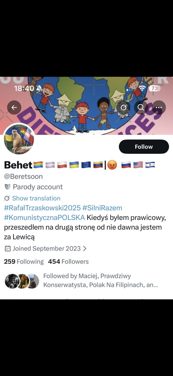 MariaZielinsk16's tweet photo. ‼️‼️‼️PRZEBIERANIEC‼️‼️‼️‼️
UWAGA UWAGA PILNE
Za niebieską akcją znowu mamy gości ,którzy chcą się do nas przedrzeć. 
Masę kont dało mu Follow 
W nitce podaję przykłady, ale poszukajcie sami....
Nie podaje nazwy konta ale tu macie👇👇👇👇👇 https://t.co/r0caJPSSyp