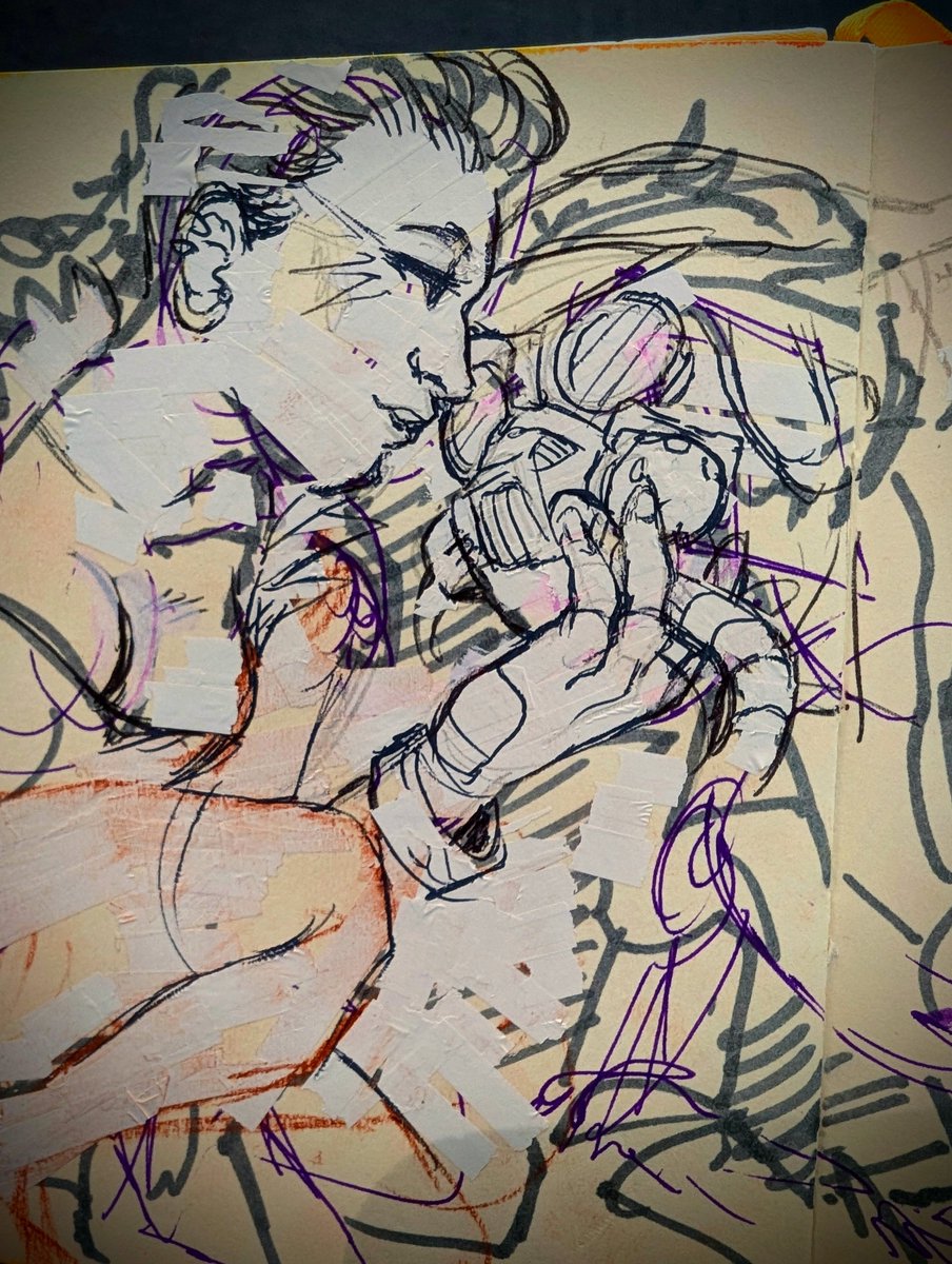 If you look at my trad art you’ll understand why my digital stuff ends up with a million unnamed  layers lol