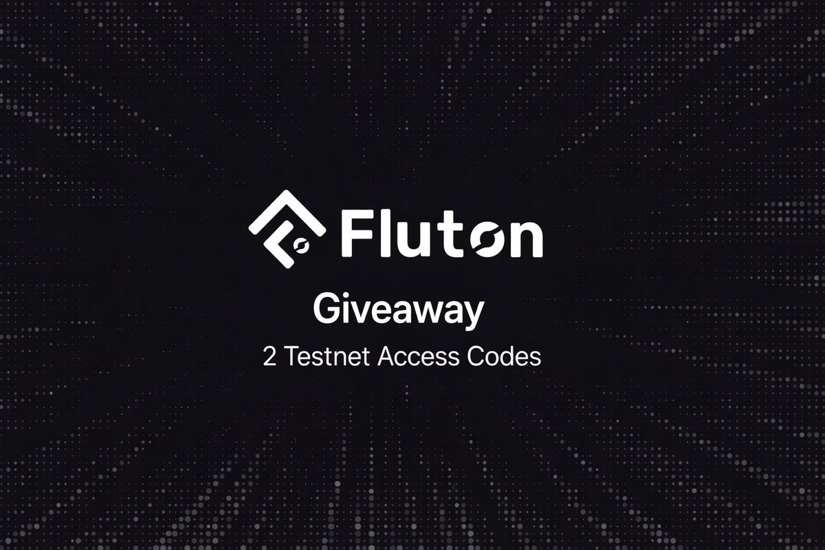 Fluton Testnet Access Codes Giveaway 🎉

🎁 2x <a href="/FlutonIO/">Fluton</a> Testnet Access Codes

Early access isn’t for everyone.
But today it might be for you.

Rules:
• Follow <a href="/vladsxbt/">Vladyslav · Web3 ⛓️ 🫧</a>
• Like + RT

Winners in 24h ⏳

No games.
Real access.

Good luck 🛡️🔥

<a href="/cryptoperseus_/">Persoo</a>