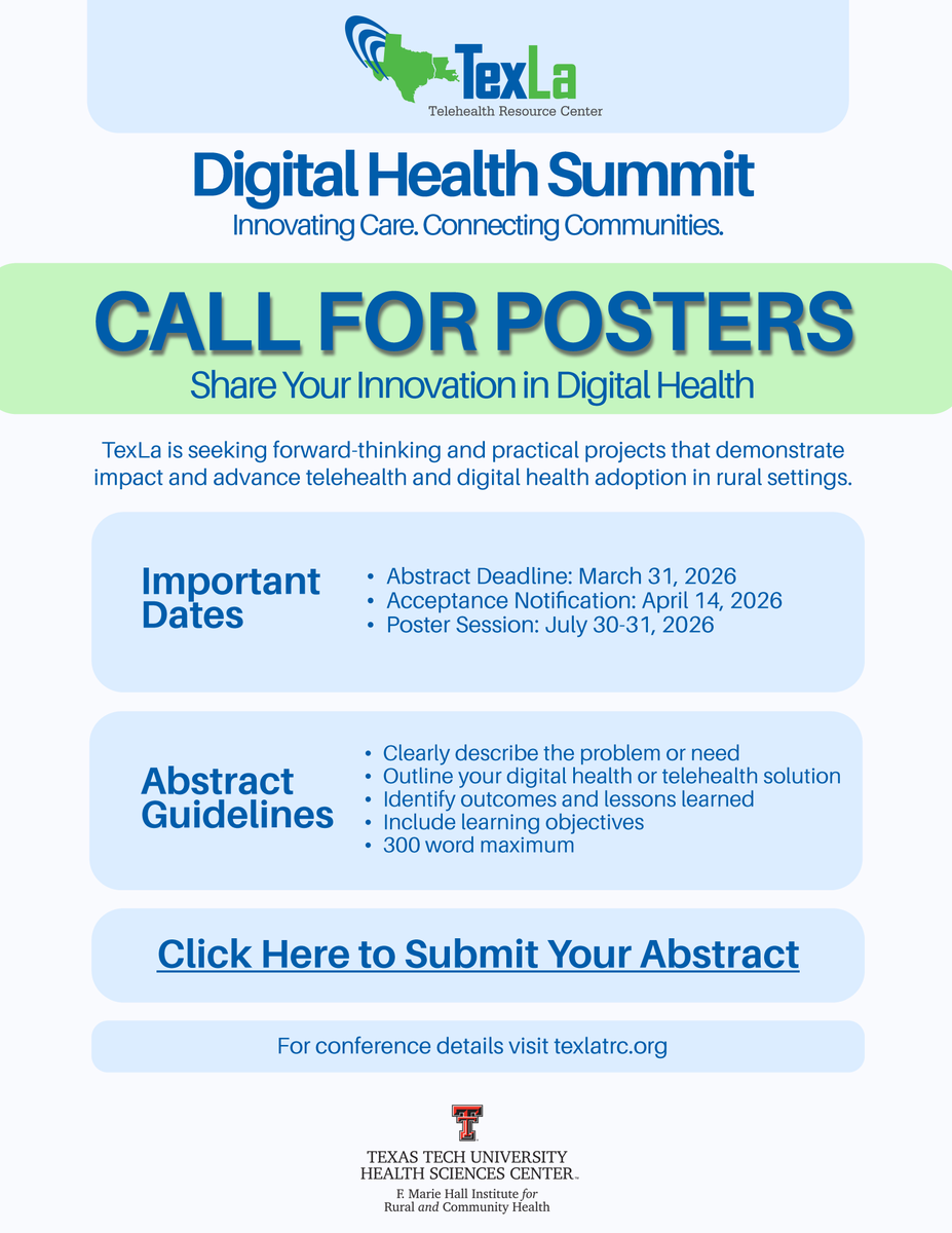 TexLa Telehealth Resource Center tweet media
