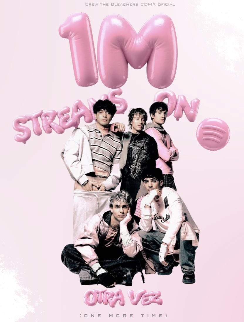 📉|| OTRA VEZ (ONE MORE TIME) By <a href="/CD9/">CD9</a> logra 1 Millón de streams en Spotify a 6 dias de su lanzamiento. 

<a href="/alannavarro/">Alan Navarro</a> <a href="/alongmusic/">ALONG</a> <a href="/JosDice/">Jos Canela</a> 
<a href="/bryanmouque/">Bryan Mou</a> <a href="/freddyleyva/">Freddy Leyva</a>.