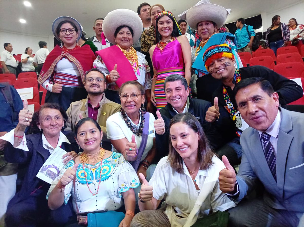 #Territorio📍Reconocimiento e identidad a los pueblos y nacionalidades del Ecuador. 
Hoy en Ibarra, el director general @ottnrivadeneira participó en la presentación del Atlas Esencial de los Pueblos, Nacionalidades y Lenguas del Ecuador, impulsado por la <a href="/Secretaria_PyN/">Secretaría de Pueblos y Nacionalidades</a>.