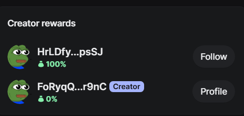 Changed the fee receiver to <a href="/SolChainDogg/">Crypto D.O.G</a>