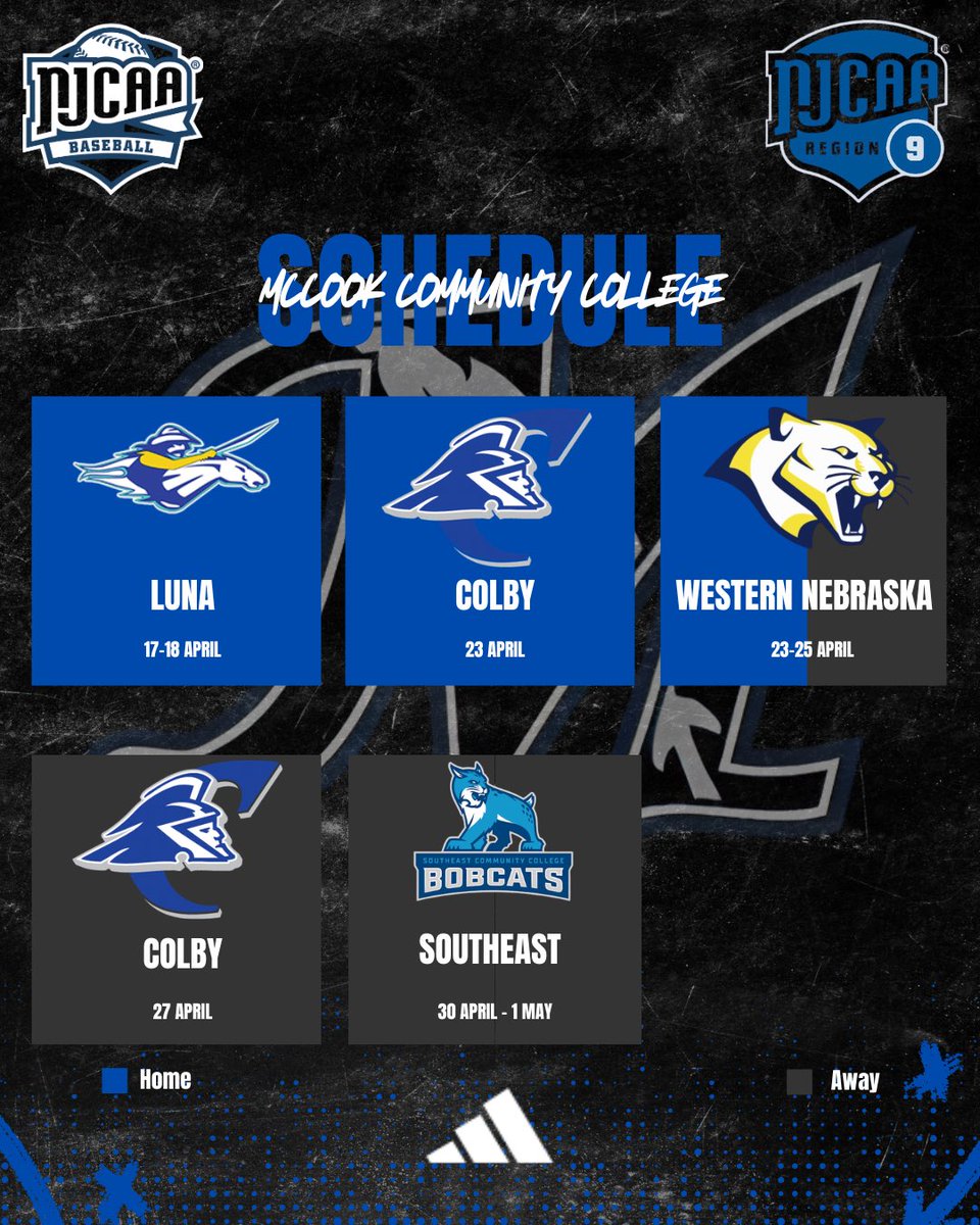 🚨2026 McCook Community College Baseball Schedule Release🚨

Seasons opens Friday the 13th of February

Follow along this season by joining team McCook Indians on game-changer

#rolltribe #onetribe