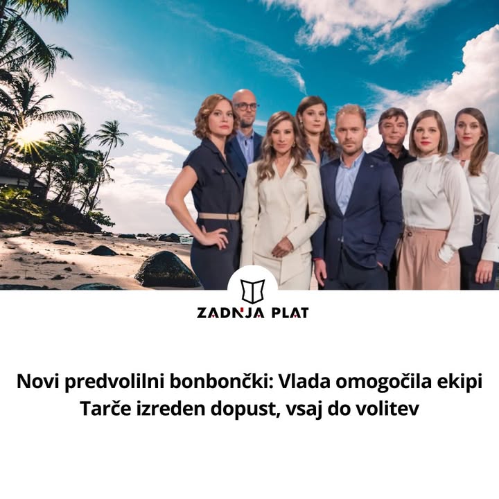 "Z možnostjo podaljšanja za nedoločen čas." #Tarča RTVSLO.si #vlada #golob #afera #korupcija #svoboda #mediji #svobodagovora #dopust #volitve