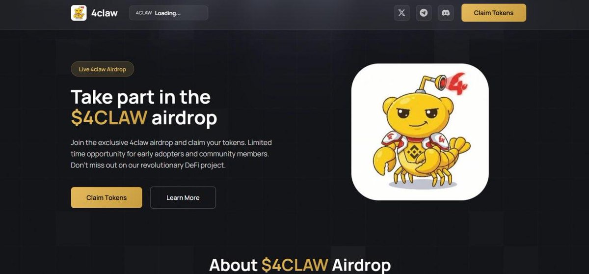 c_sydneysweeney's tweet photo. BREAKING: $4CLAW AIRDROP LIVE!

Exclusive drop only for community holders

First come, first served — claim now before it's gone!

https://t.co/29iSmXpqyf https://t.co/FOSaximevE