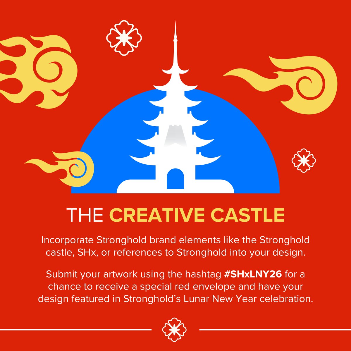 strongholdpay's tweet photo. Want to win our Lunar New Year contest? 

Here’s how it works:
 🥇 Most reposts = 🧧
 🥈 Most likes = 🧧
 🥉 Stronghold Team Favorite = 🧧

Submit your Fire Horse inspired artwork with #SHxLNY26 before Feb 13, 11:59pm PT. Winners announced on Lunar New Year 🐎🔥
https://t.co/FjVSjms7mB