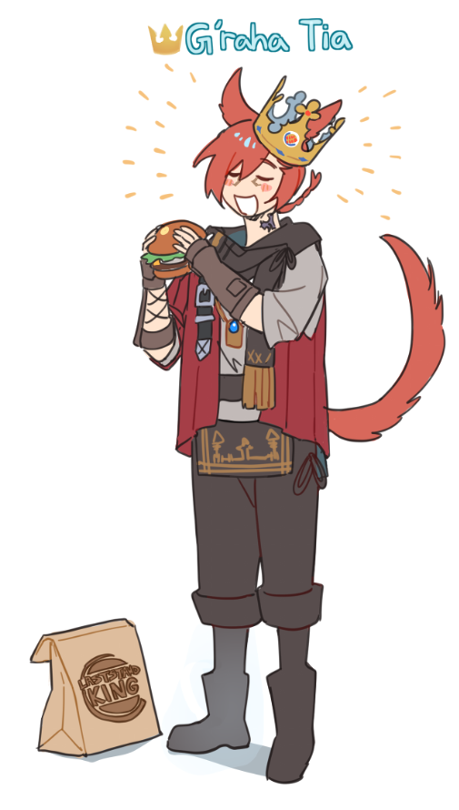 i never shared my ffxiv drawings here lol (from 2021)