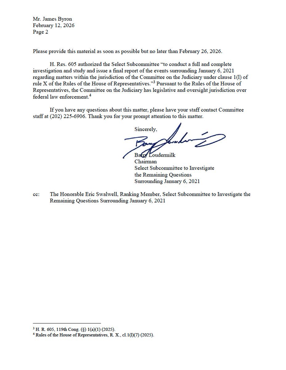 Select Subcommittee on January 6th tweet media