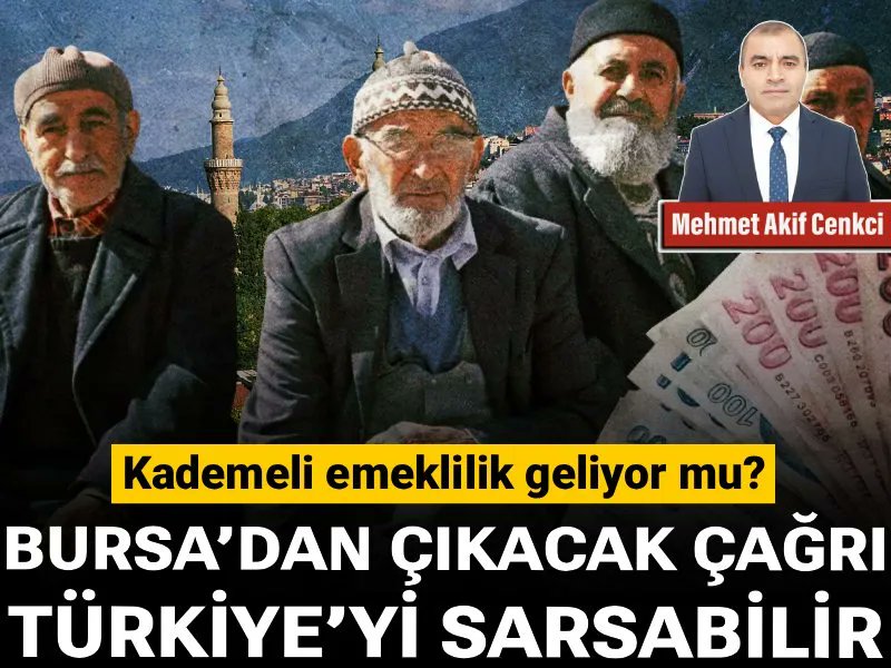 Bursa’dan çıkacak çağrı Türkiye’yi sarsabilir! Kademeli emeklilik geliyor mu?

🖋Mehmet Akif Cenkci (<a href="/ma_cenkci/">Mehmet Akif Cenkci</a>) yazdı...

halktv.com.tr/makale/bursada…