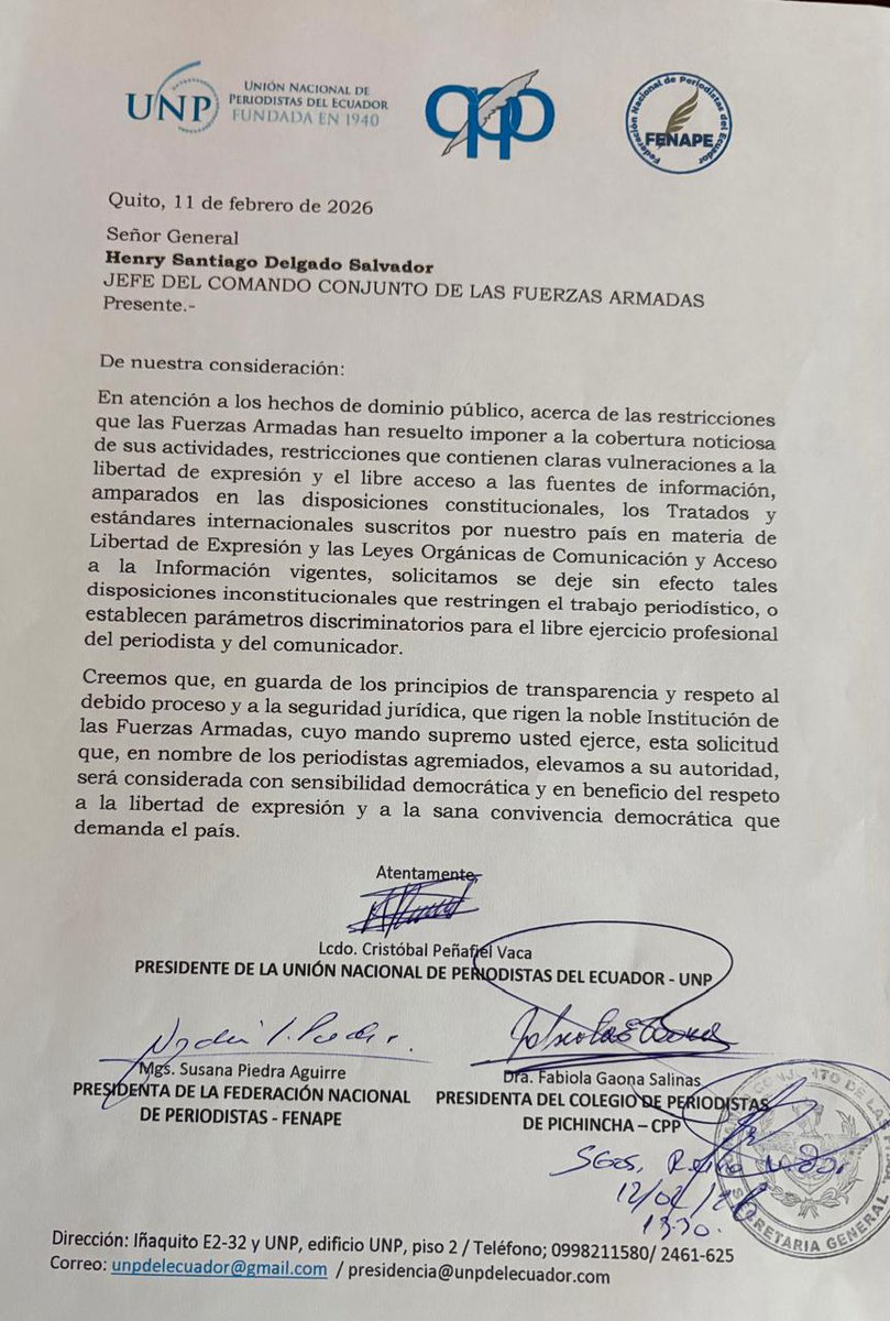 UNP Ecuador 🇪🇨 tweet media