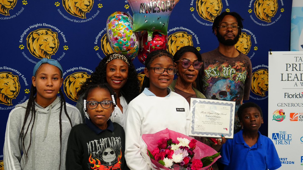 Congratulations to former <a href="/Earlington1561/">Earlington Heights Elementary</a> Principal Jackson Nicolas for his <a href="/FloridaTaxWatch/">Florida TaxWatch</a> Principal Leadership Award and his dedication to closing the achievement gap, and a round of applause for student Nikhani Ritchey on earning a <a href="/FloridaPrepaid/">Florida Prepaid</a> scholarship. When