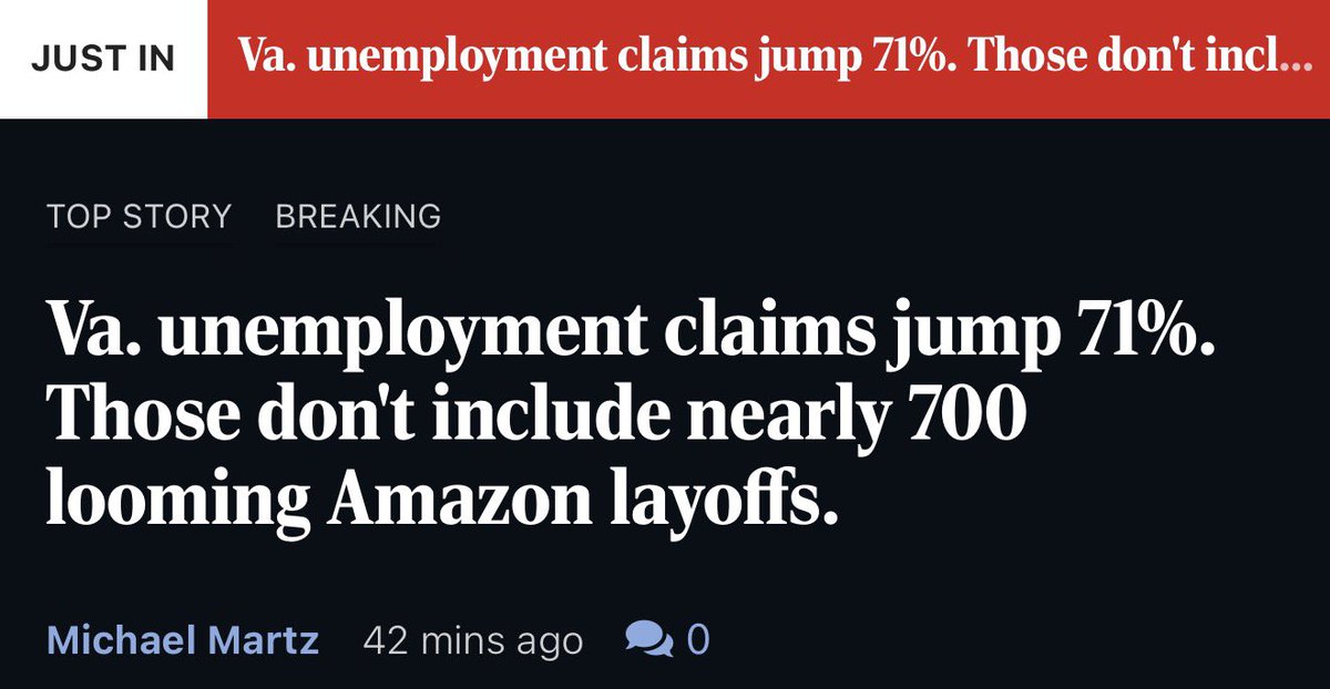 Virginia taxpayers shelled out hundreds of millions in incentives to attract Amazon HQ2 jobs. Now they’re closing stores and laying off nearly 700 more Virginians. Meanwhile, Amazon is the #1 sponsor of H-1B visas amid massive layoffs of American workers. Prioritize and protect