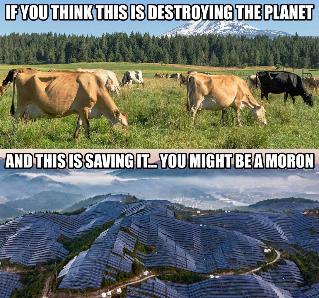 The Climate change has been pushed for far too long long and it is completely wrong.  Thank you President for changing the narrative.  🧑‍🌾🐄🍊