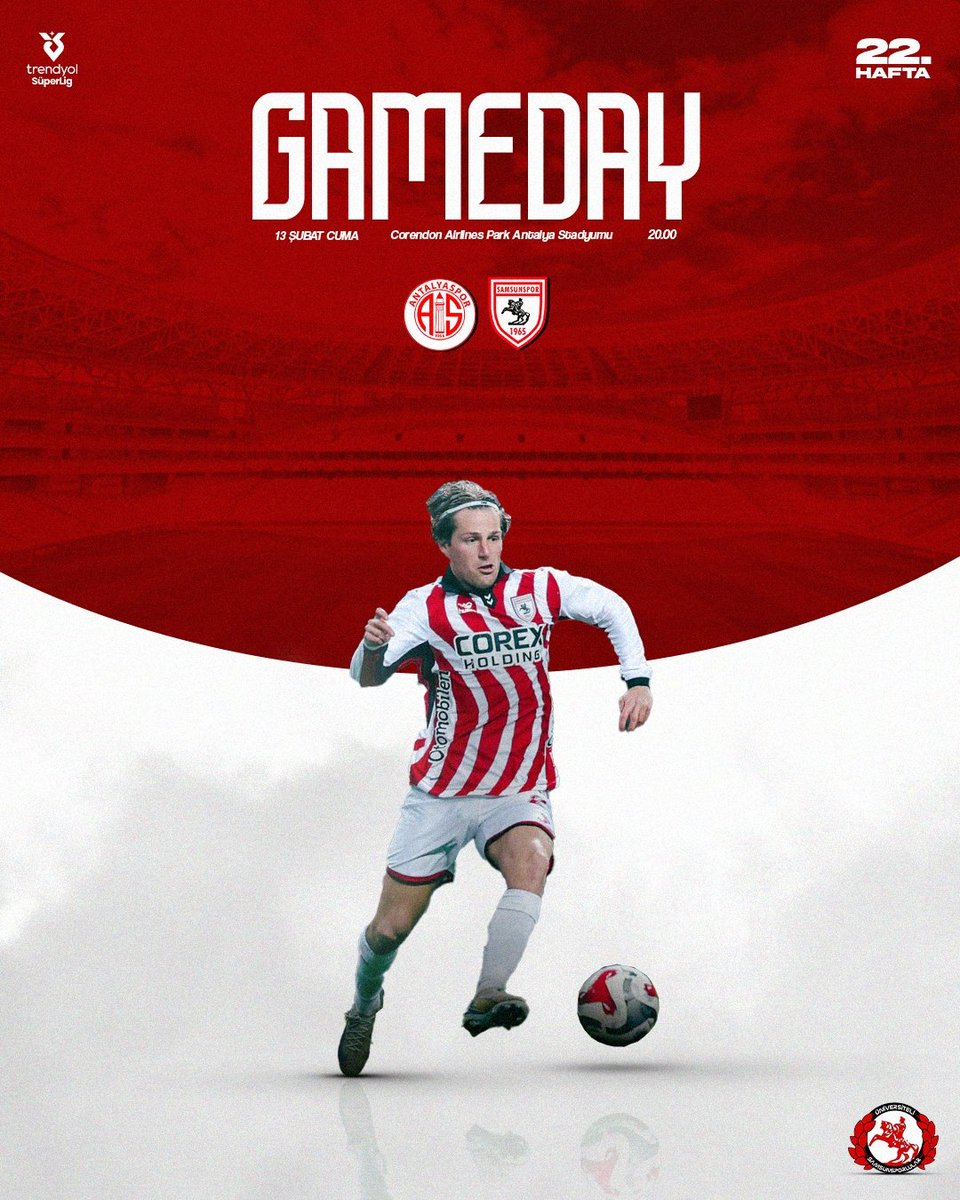 Bugün Günlerden Samsunspor! ⚔️🔴⚪⚫

#SamsununMaçıVar #ÜniSam #Samsunspor
