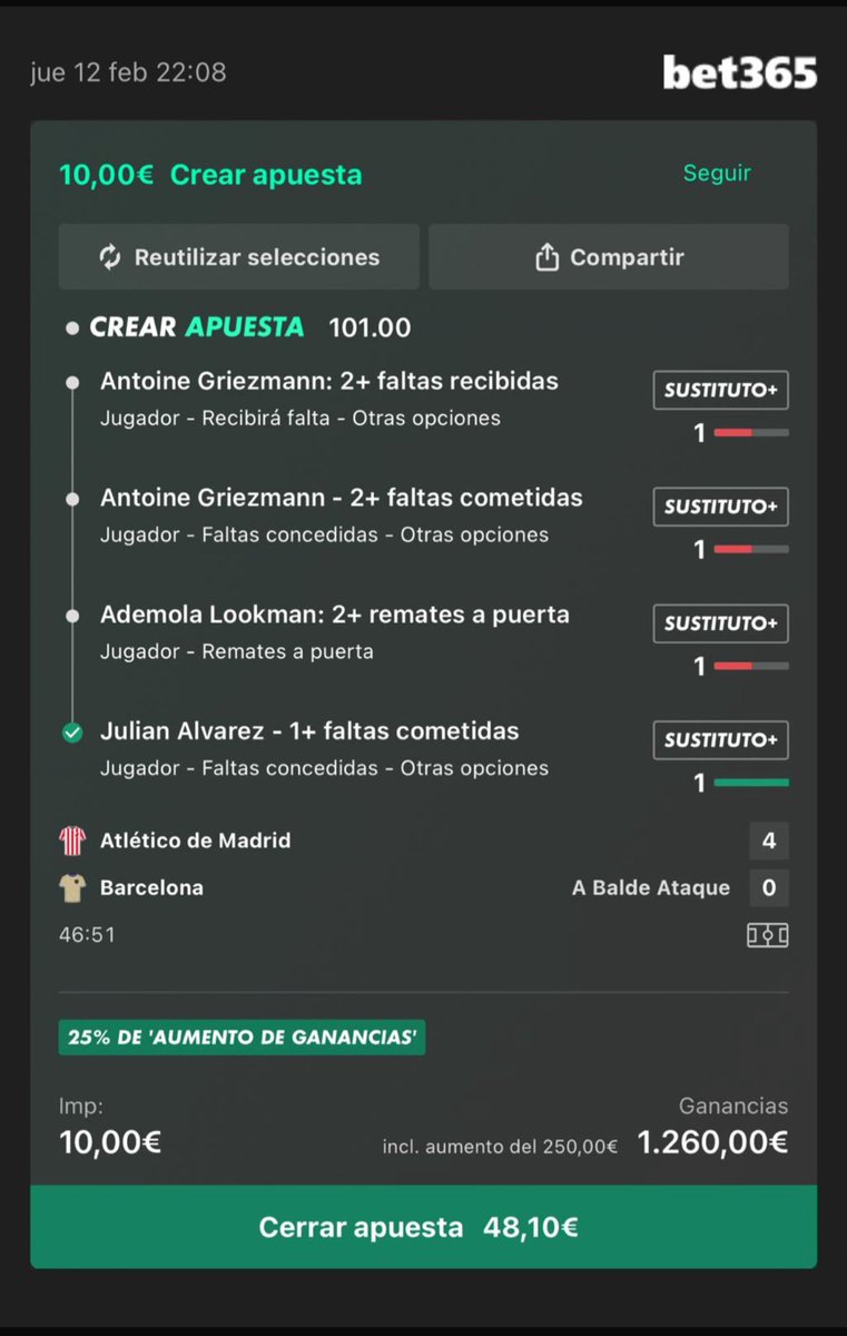 A mitad de camino x5