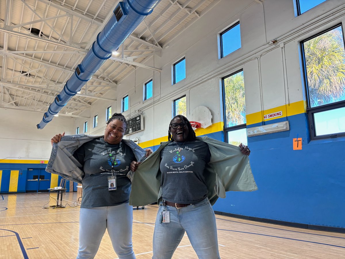 MDCPS_MHS's tweet photo. Our Mental Health Team celebrated #StudentServicesWeek, showing off their gear, promoting our theme-Rooted In Purpose, Your Power, Your Strength! Thank you to all mental health professionals, counselors & student services staff for your dedication to students.#MentalHealthMatters https://t.co/VBokEonDFy