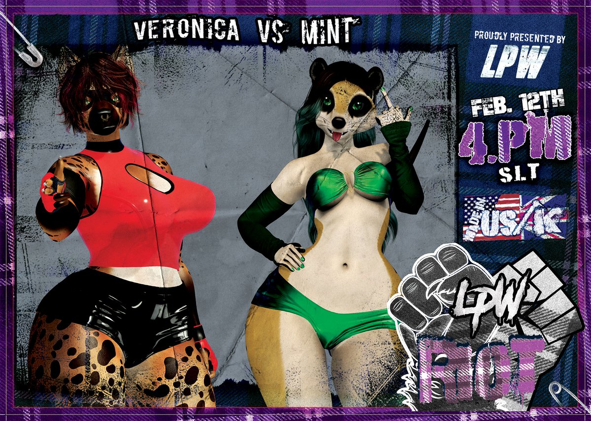 Upcoming Match at LPW Riot!
⭐ Veronica vs Mint!