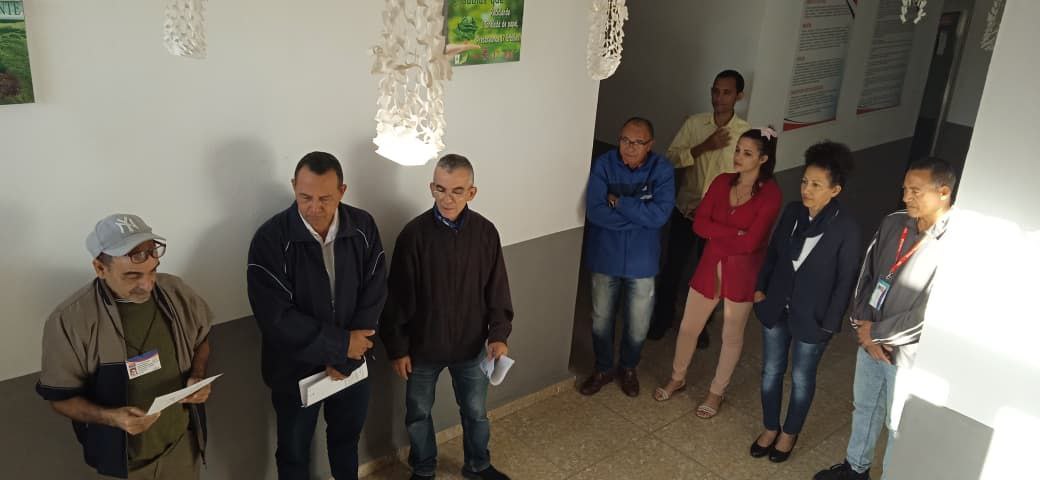 Sostuvimos nuestro habitual matutino con los trabajadores de la Dirección de la Empresa,un espacio diseñado para fortalecer la labor Político Ideológica. En el encuentro, nos actualizamos sobre los principales acontecimientos que marcan la agenda nacional e internacional. #Cuba.