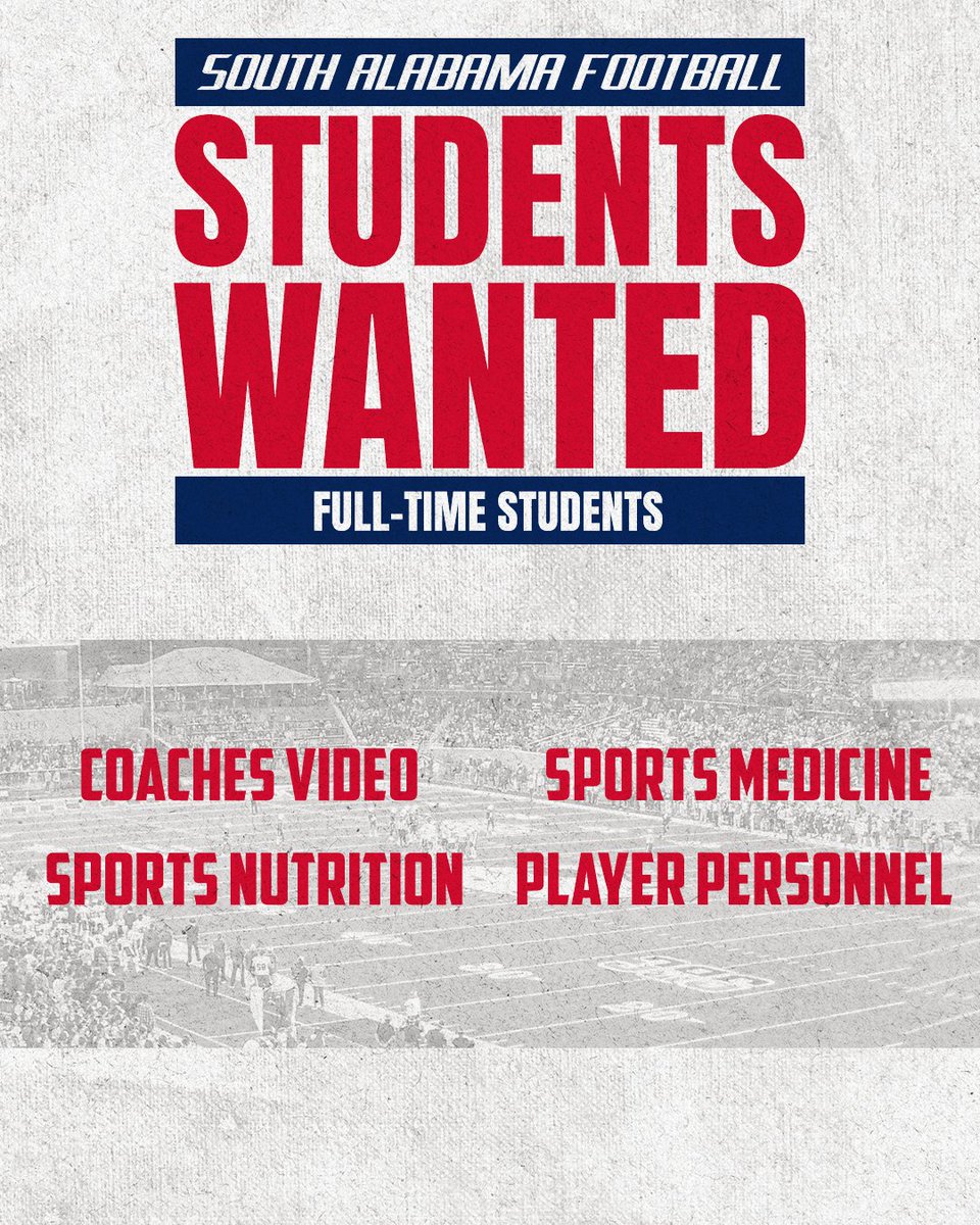 Calling all South students‼️

We're looking for the next great group of student workers to join our team. Check out this thread for all available opportunities 🧵