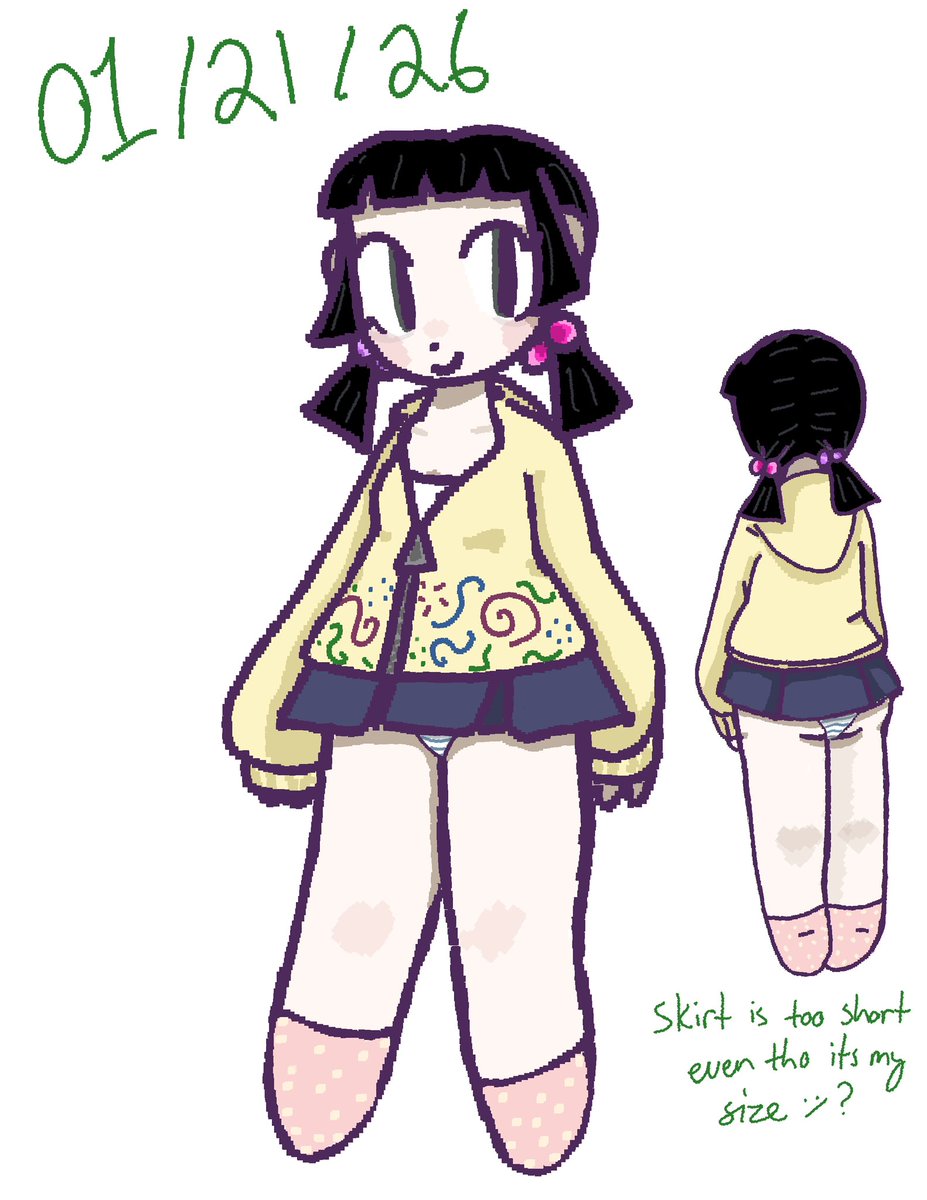 Old outfit I liked, I can’t draw back perspective