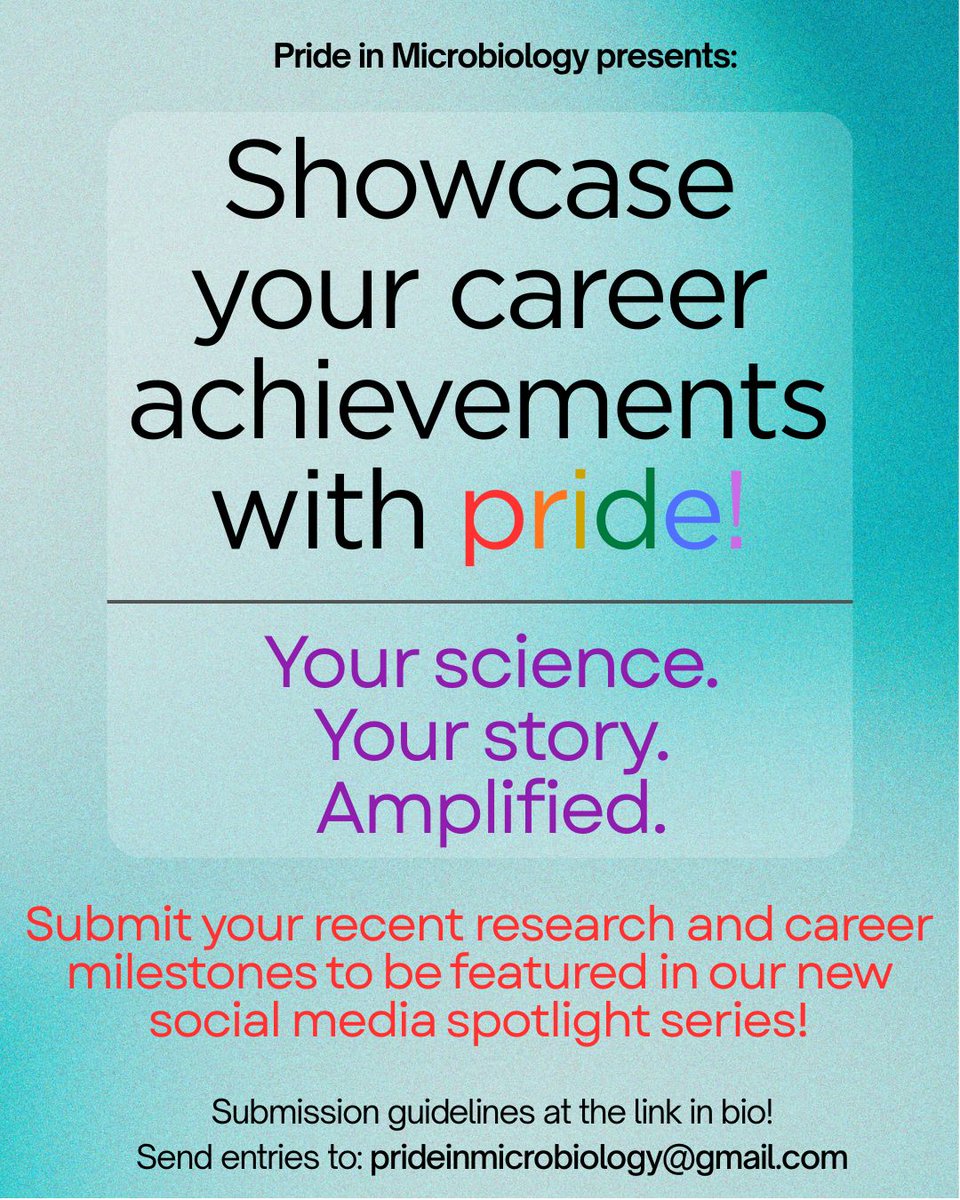 Pride in Microbiology tweet media