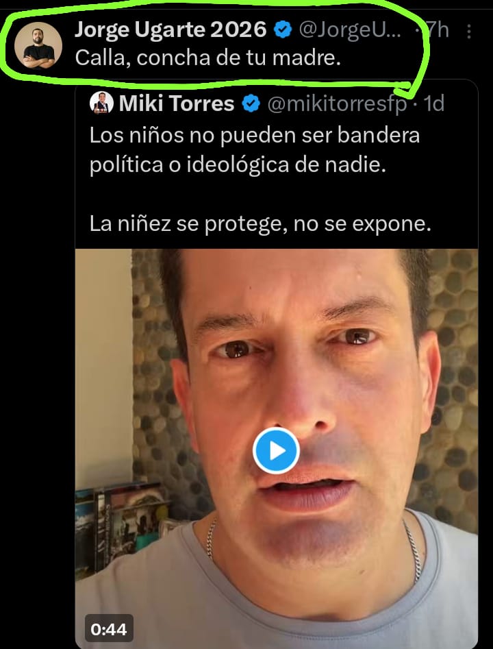 Esta es la clase de personas de las que se rodea Rafael López Aliaga y su partido, Renovación Popular. Resulta lamentable que la violencia y la agresión provengan de un grupo político que “dice” que las enfrentará. Lamentable.

La niñez se protege, no se expone.
#NoAlaViolencia