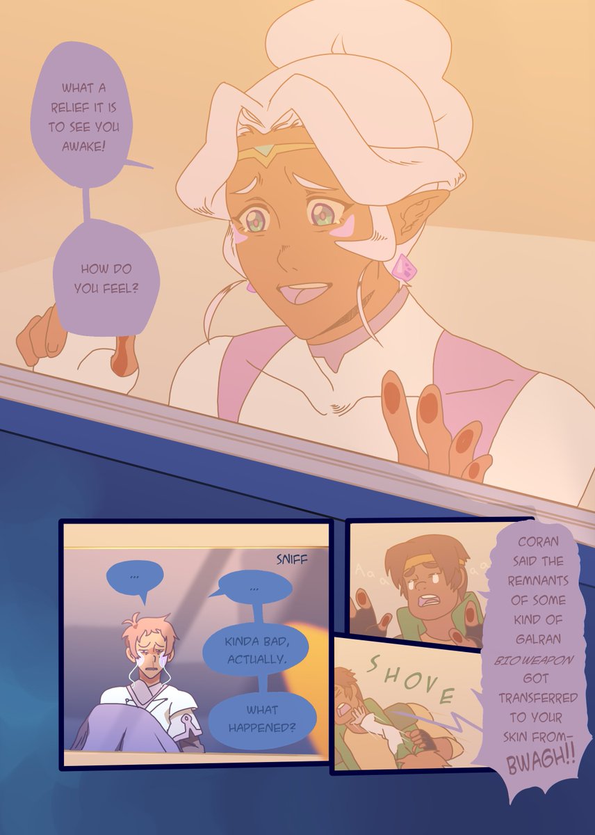 AVATALCO Pages 16 &amp; 17!
THE TEAM LOVES AND CARES ABOUT LANCE SO MUCH IN BINA CANON OK!!! FIGHT ME I'LL WIN 🤛🤜👊👊👊👊💪💥💥💥💥
#klance