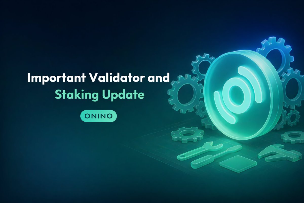 We’ve just published a major update on the next step in ONINO’s decentralization journey.

We’re transitioning from a foundation-operated validator set to a shared ecosystem with external partners and community validators. This update is especially important for all delegators,