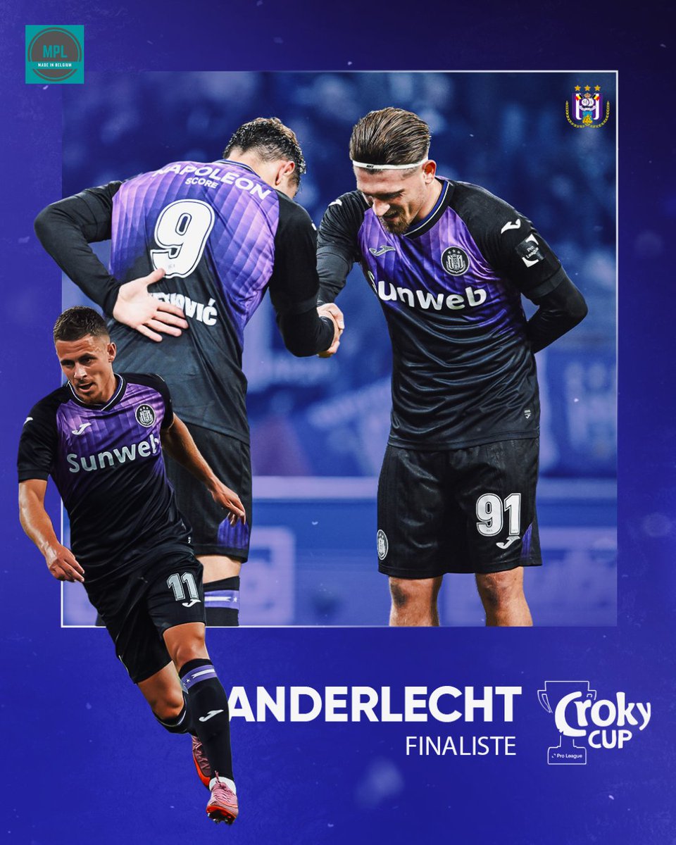 MaProLeague's tweet photo. 🏆 l ANDERLECHT SE QUALIFIE POUR LA FINALE DE COUPE DE BELGIQUE ! https://t.co/QWUJcLtluC